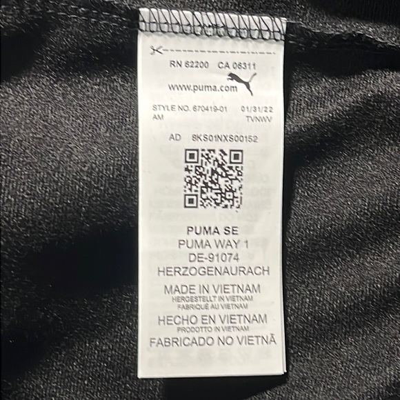 PUMA Men’s Contrast Camo Blocked Jacket - size L - Picture 8 of 12